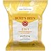 Burt’s Bees Purifying White Tea Facial Towelettes, 100% Plant Based Cloths; 99% Natural Origin; Removes Makeup and Cleanses; No Rinsing; All Skin Types (Pack May Vary)