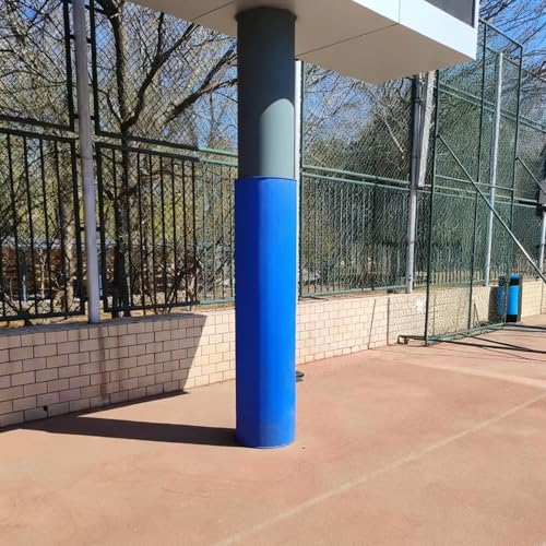 Almohadilla protectora de columna de espuma para cancha, acolchado de poste de baloncesto resistente, almohadillas redondas para postes de garaje para todo tipo de clima, envoltura de seguridad para