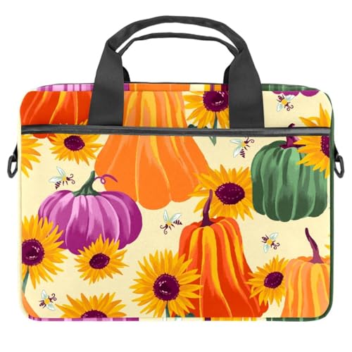Sacoche ordinateur 13.3 pouces anti-rayures sac à bandoulière à motifs champêtres