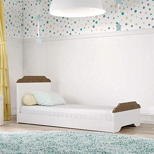 Berço Americano Minicama 3 em 1 Mel Madeira Grão de Gente