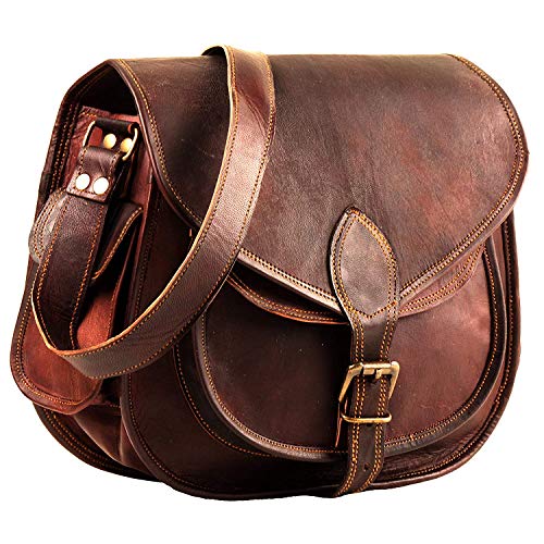 Leather crossbody bags for women A perfect Brown Leather purses and handbags for Everyday use | Handmade Leather handbags for women | Unique and Stylish brown leather purse By HULSH