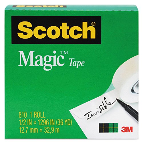MMM810341296 - Magic Tape, Clear, 0.75 Inches Width x 36 Yards Length