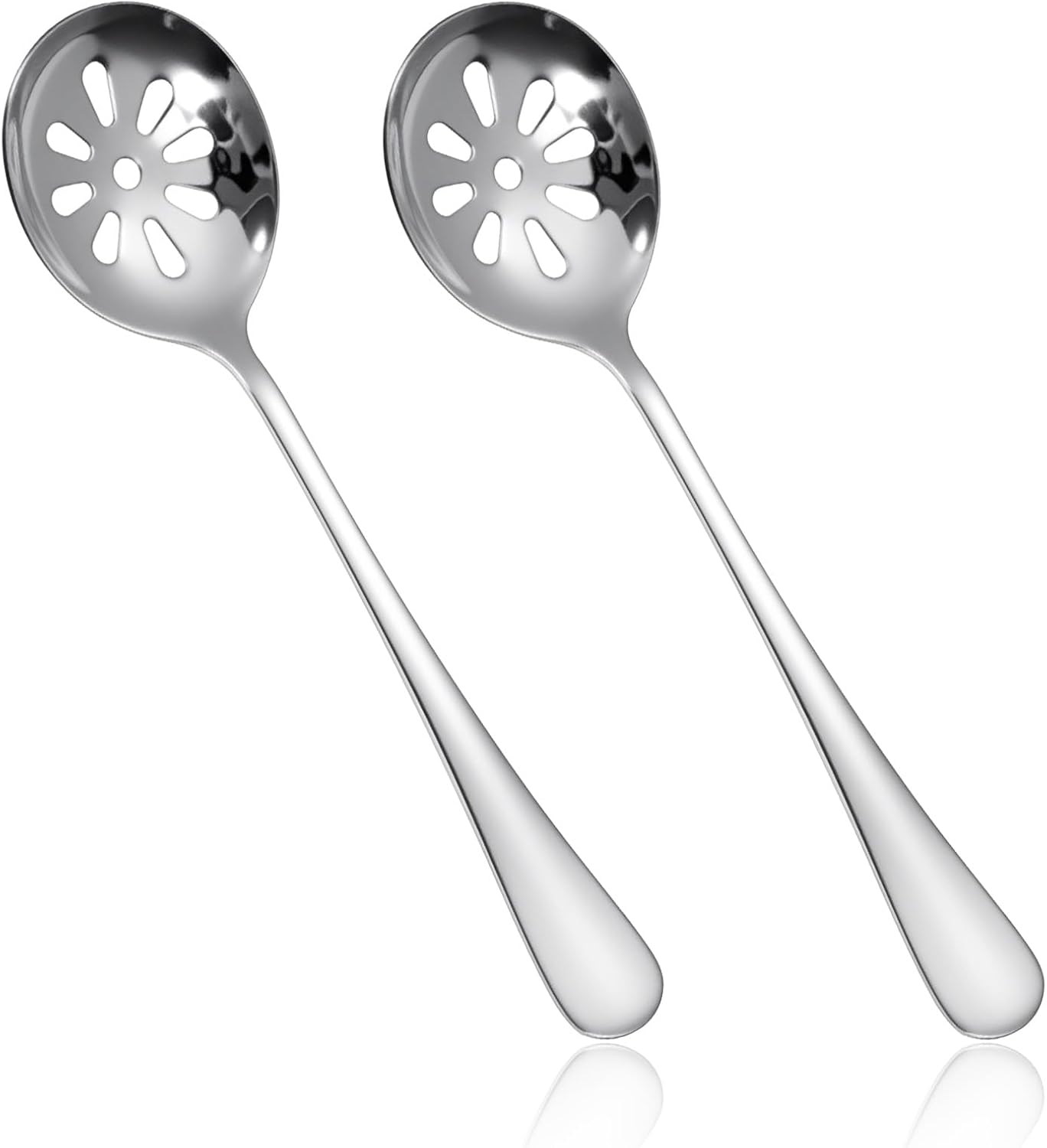 Slotted Spoon, Slotted Spoons for Soups Dips Cereals(10 Holes)