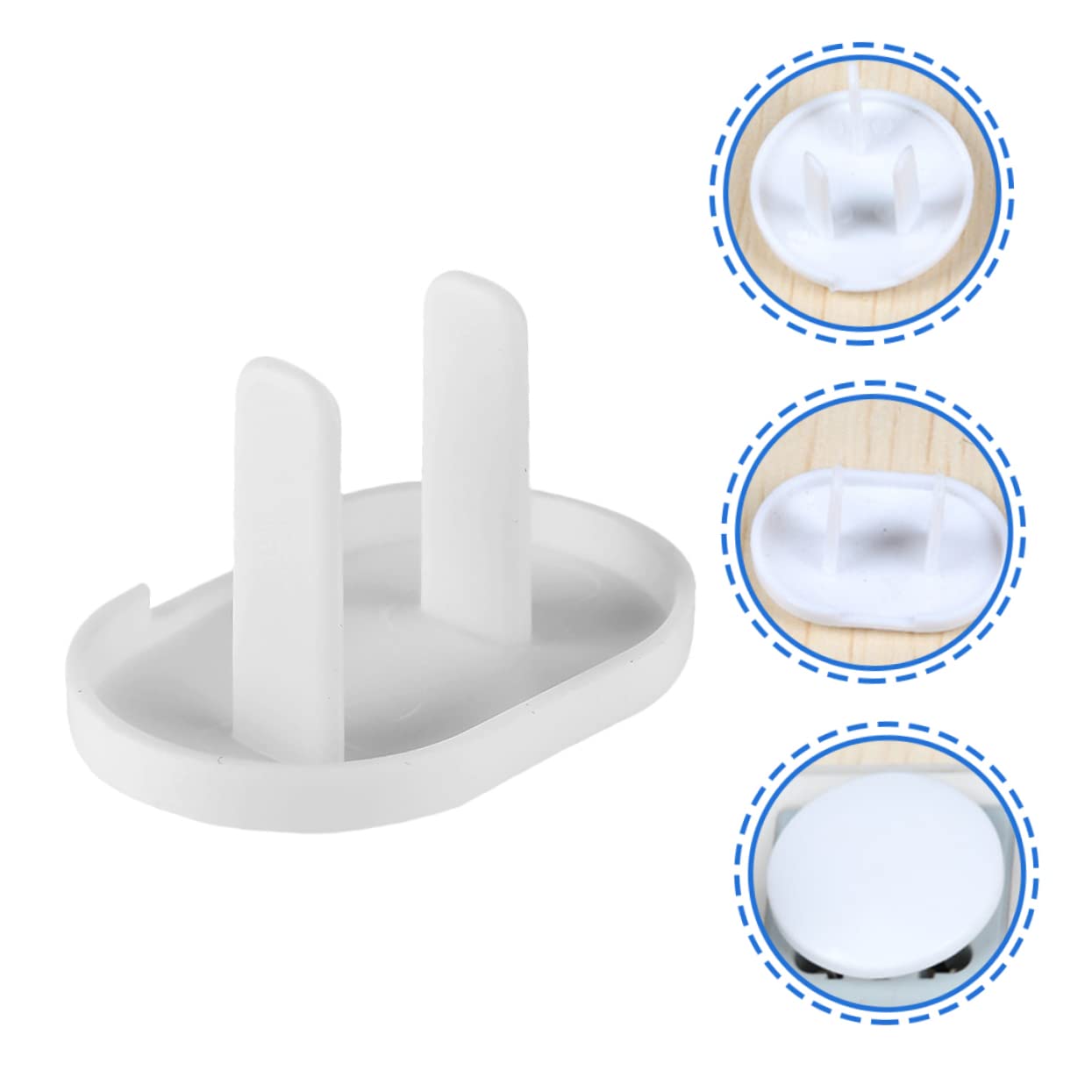 SHOWERORO Lightweight Outlet Covers Jumbo Electrical Outlet Protectors for Child Safety