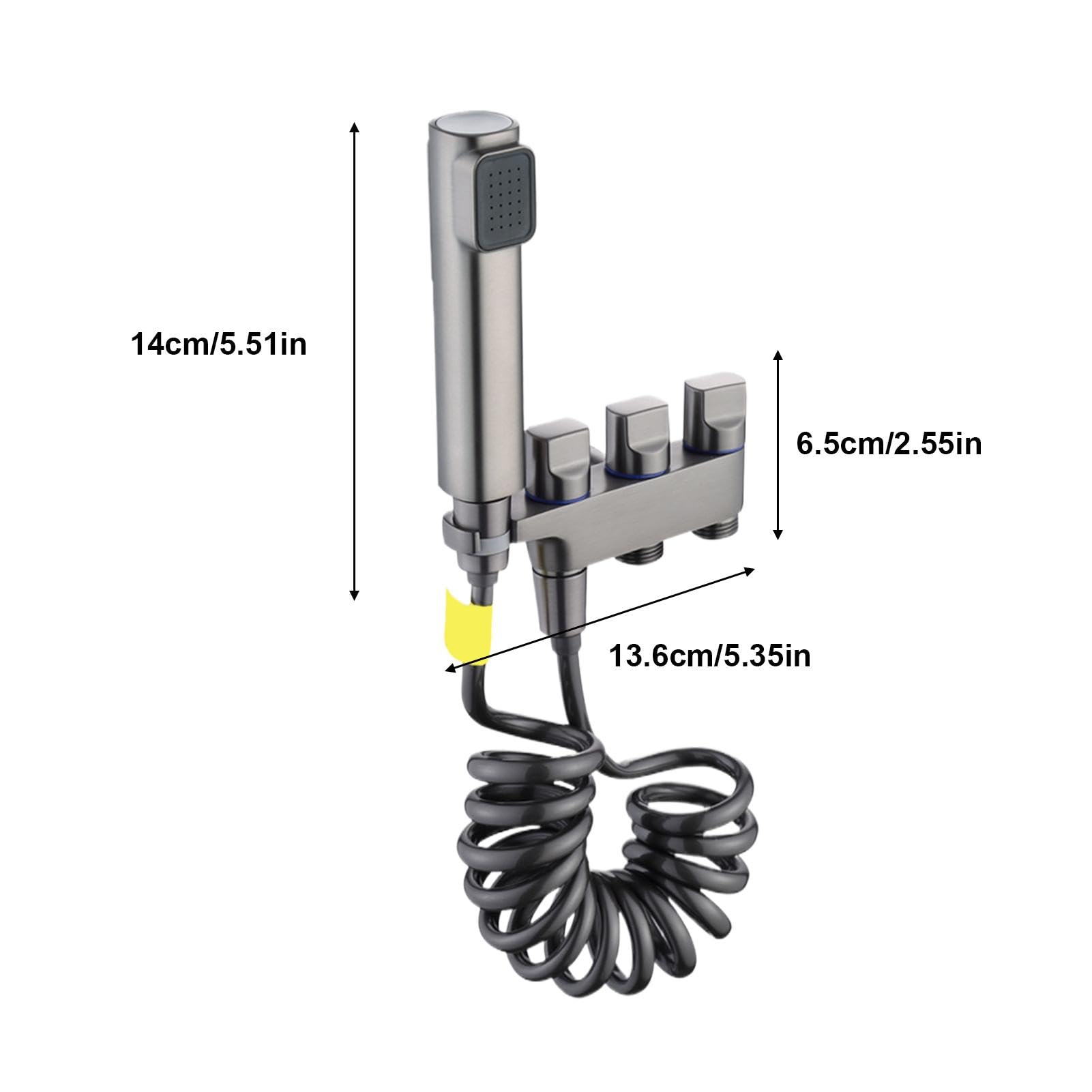 Doccia igienica portatile bidet Doccia Portatile Per Pannolini Attrezzo | Spruzzatore per pannolini lavabili Igiene Personale Strumenti Pulizia Attacco Bidet WC