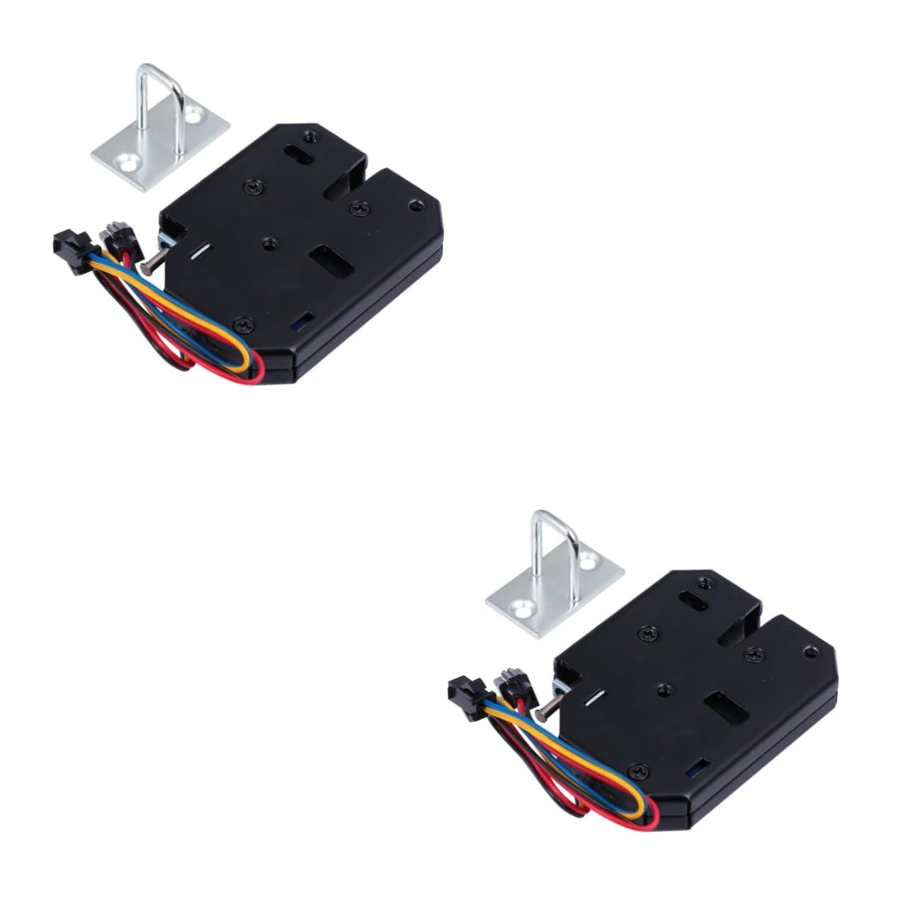 GLEAVI 2pezzi Serratura Elettromagnetica Per Armadietti Design Antivibrazione e Antifurto Sicurezza Efficiente Per Armadi Facile Installazione e