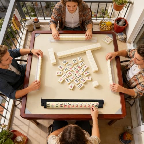 Soportes para Mahjong y accesorios para juegos de mesa como organizador de fichas 2