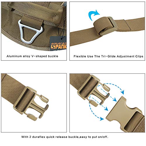 Excellent Elite Spanker Tactical Dog Harness Patrol K9 Harness Service Dog Vest Military Dog Vest Working Dog Vest With Handle(Coyote Brown-Xs) #TOP3