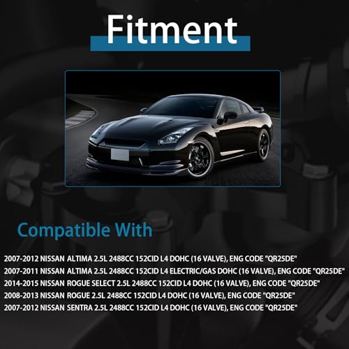 Image of AUCERAMIC Cylinder Head Gasket Set Fit for 2007-2012 Nissan Sentra Altima 2014-2015 Nissan Rogue Select 2008-2013 Rogue MLS Valve Cover Gasket 2.5L L4 Replace # HS54593 HS26519PT