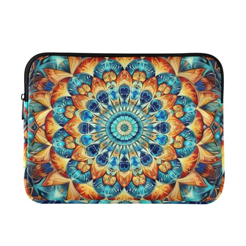 Funda para portátil 13-14 pulgadas impermeable con diseño mandala