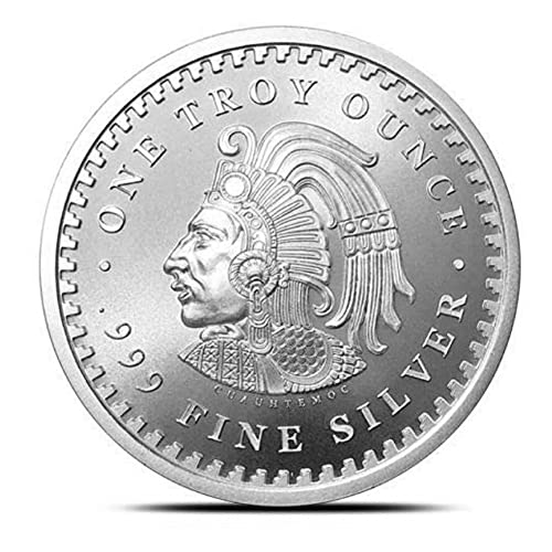 Mexico Aztec Sun Stone The Aztec Coin Aztec Calendar Coin (Silver) #TOP1