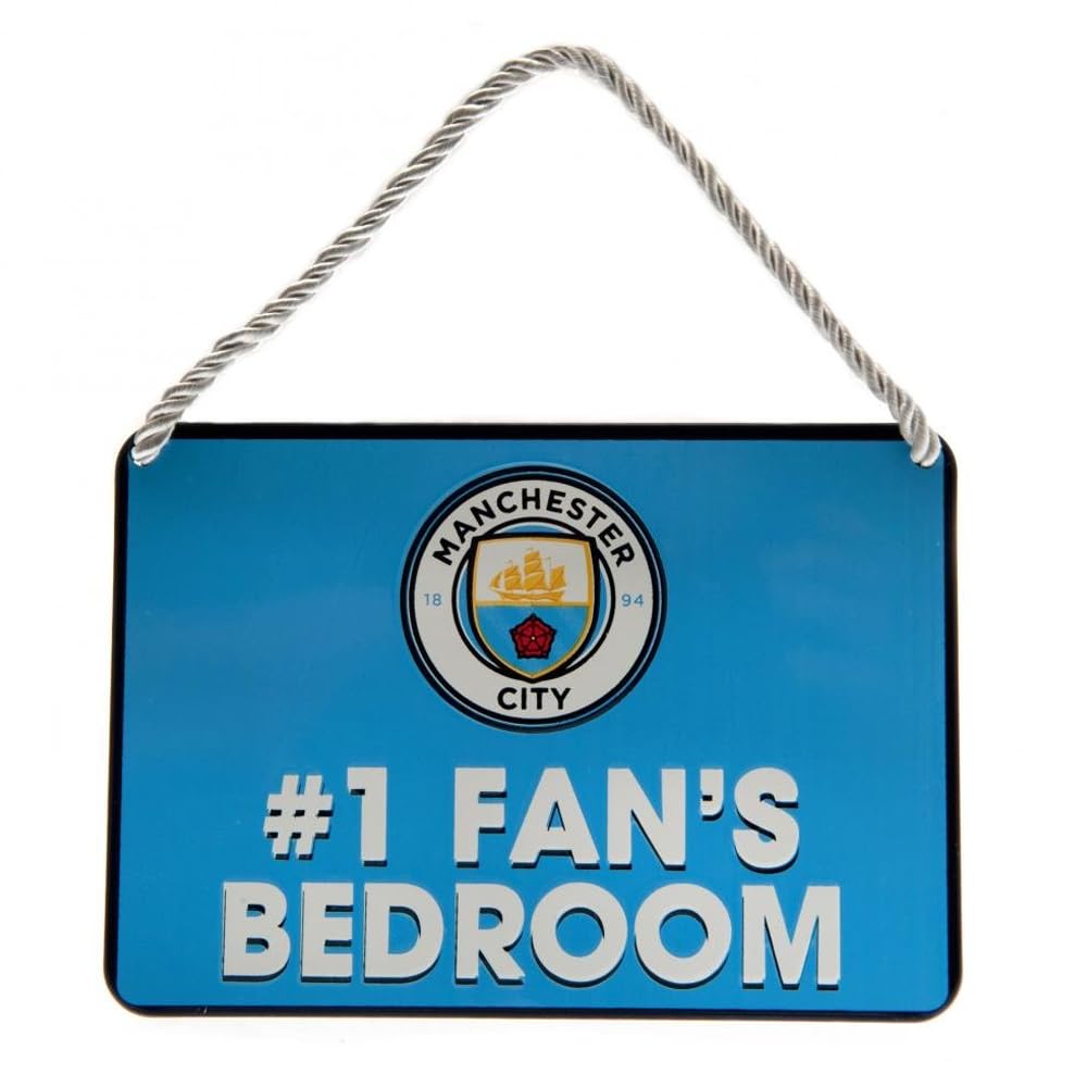Manchester City FC No.1 Fans Bedroom Plaque