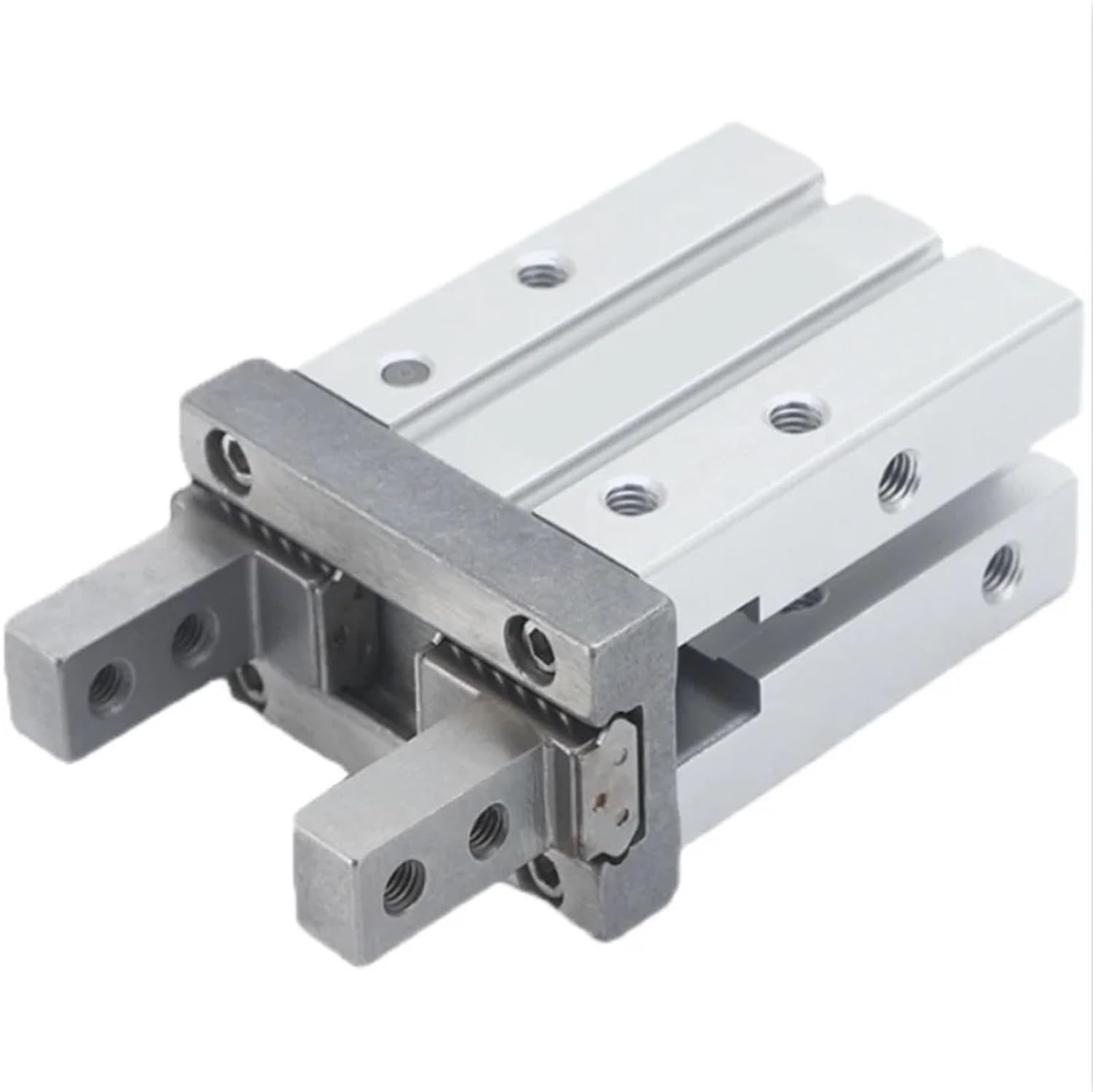 1pcs Finger Cylinder Small Pneumatic Mechanical Parallel Gripper Pneumatic Gripper Fixture HFK10/16/20/25/32(HFK20)