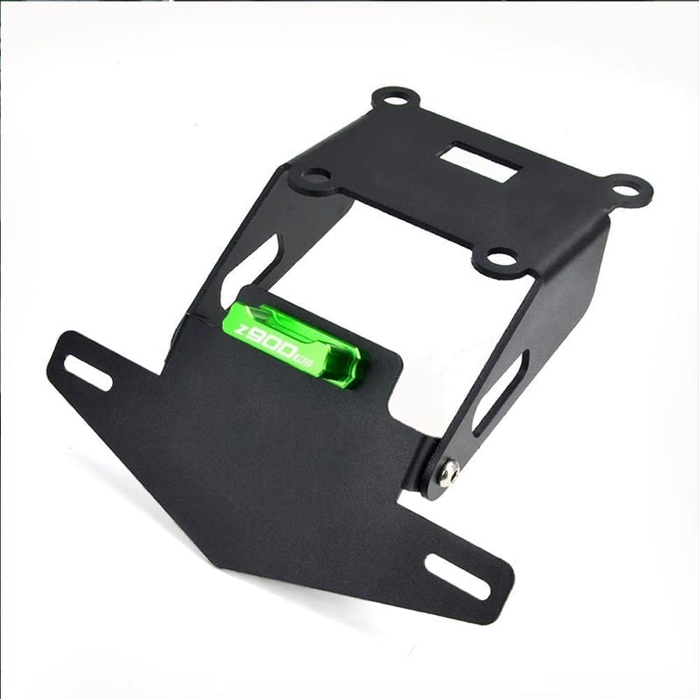 for Z900 Z900RS Modified Bike Short Tail License Plate Frame with Light Rear License Plate Frame Bracket License Plate Frame Z900 Z900RS 2024 (Green)