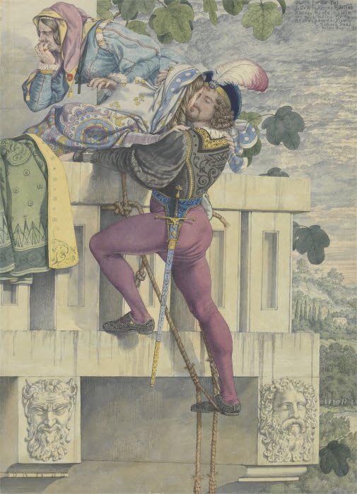 Pintura mural Richard Dadd para llenar de elegancia el salón o el dormitorio principal