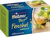 Meßmer Bio Fenchel | wohltuend | 18 Teebeutel | Vegan | Glutenfrei | Laktosefrei