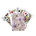 Lila Zeichnung Kunst Blume Poker Spielen Magische Karte Spaß Brettspiel