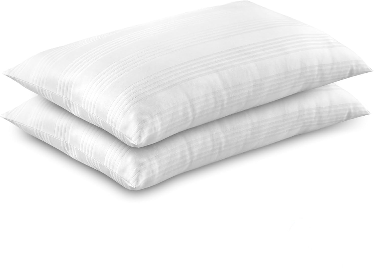 Corredocasa Set di 2 Federe Fasciate con Cerniera in 100% Puro Cotone - Coppia Federe per Cuscini qualità Extra Premium, Morbide e Traspiranti - Proteggi Copricuscino 52x82 cm per Letto, Casa e Hotel