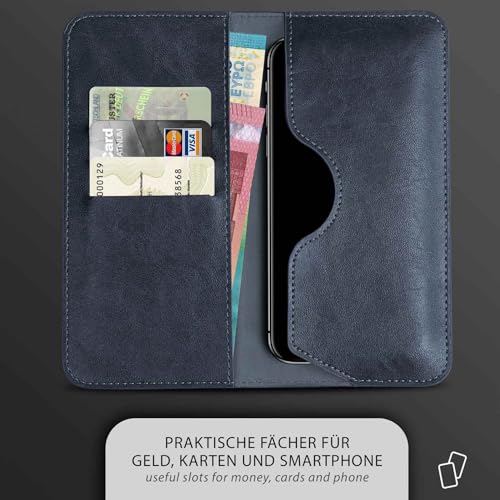 Étui de protection à rabat Google Pixel 10 Pro bleu antichoc moex