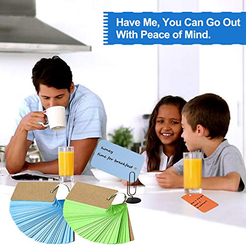 6 Stück Lernkarten Pocket, XCOZU Karteikarten mit Ring Vokabel Lernen Ring Notizblock, Lernkarten mit Ring Mini Karteikarten Blanko Lernkarten Unterwegs (90 x 55mm, 300 Blatt)