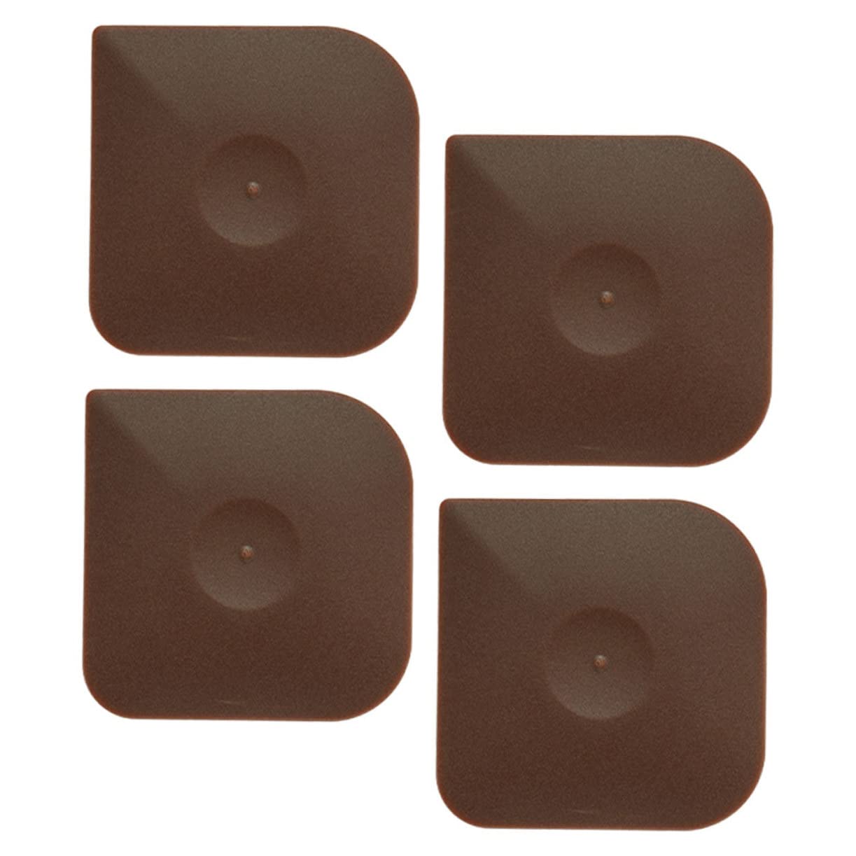 NAMOARLY Ergonomic Pan Scrubbers 4 Pack Plastic Kitchen Cleaning Tools Dish Pan Cleaner