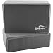 yogree (2-PC Yoga Blocks, 9"x6"x4" - High Density EVA Foam Brick Provides Stability Balance & Support, Improve Strength and Deepen Poses - Great for Yoga, Pilates, Workout, Fitness & Gym (Grey)