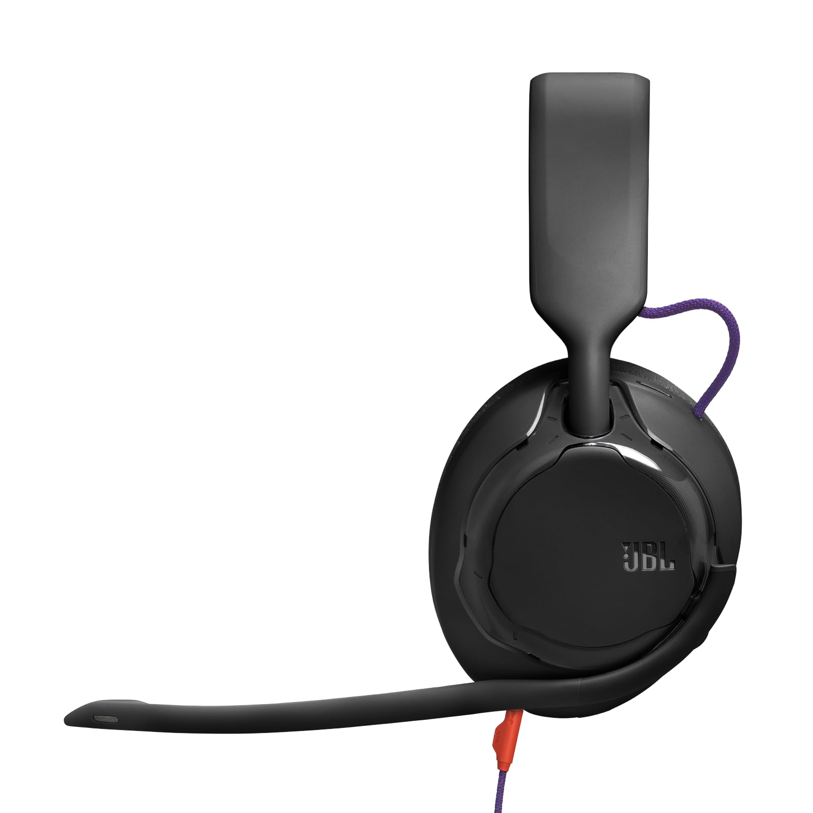 JBL Quantum 250, Cuffie Gaming Over-Ear Cablate, Nero | JBL Quantum Spatial Sound, Microfono Noise-Cancelling, Filo 3.5mm, Parti Sostituibili, Compatibilità Multipiattaforma