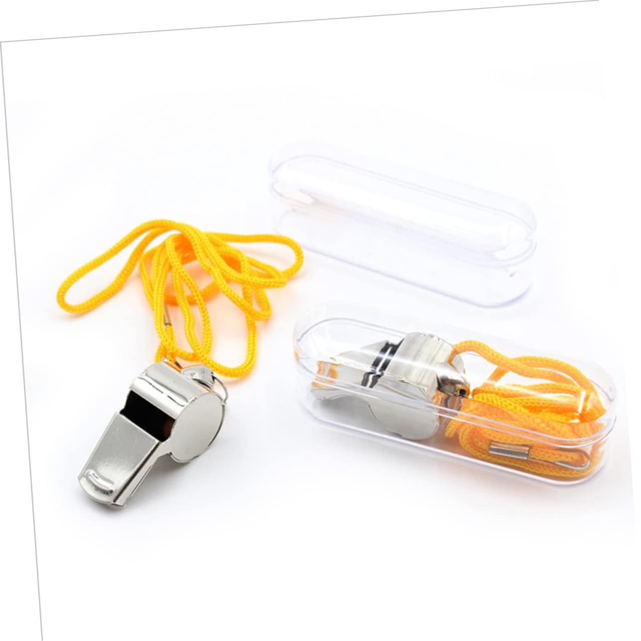 BESPORTBLE Emergency Survival Whistle Set of 12 Loud and Sturdy Metal Whistles for Camping Hiking Training