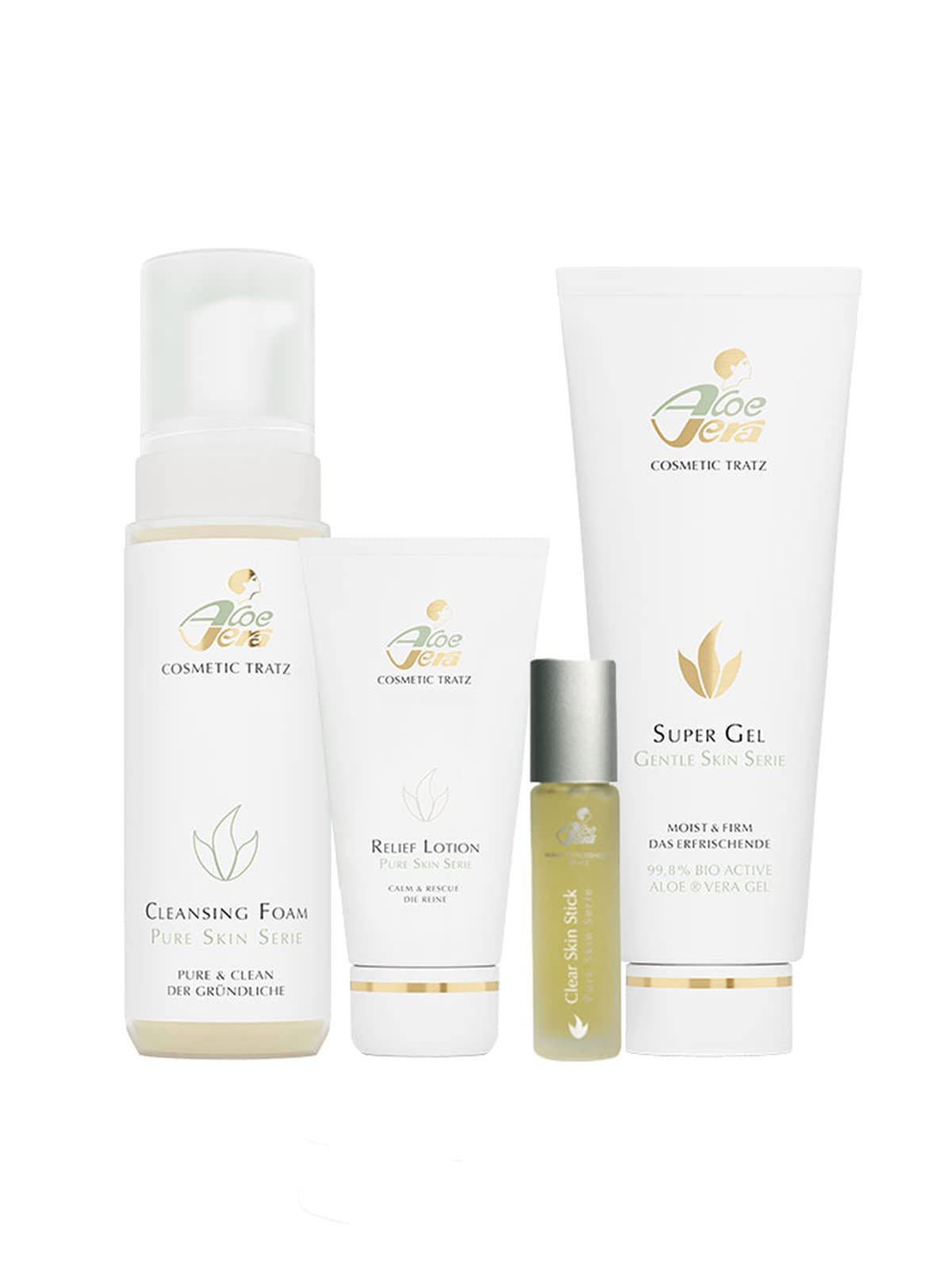 Aloe Vera Cosmetic Tratz Pflegeset unreine Haut, 335ml
