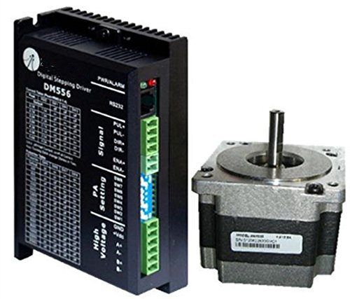 Moteur pas à pas Nema34 86mm kit pilote DM556 4.5Nm 2 phases pour machine CNC