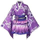 [BLESSUME] 和服 ミニ コスプレ 浴衣 上着 ショート かわいい 羽織 着物ドレス 花魁ドレス 夏祭り 花火大会 和服コスプレ コスチューム