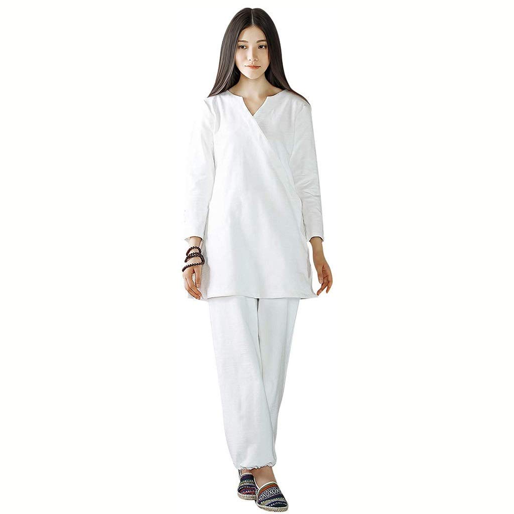 Uniforme de Tai Chi en coton RWRAPS | Tenue zen de qualité supérieure pour femme