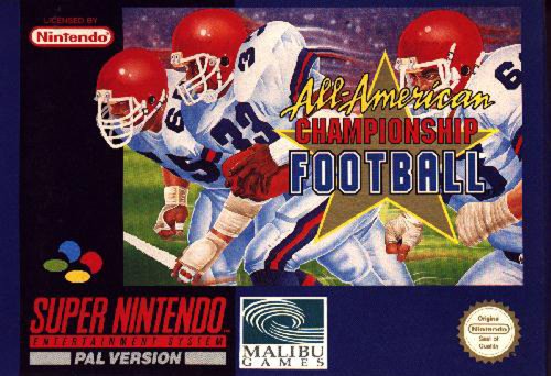 All-American Championship Football - [SNES]