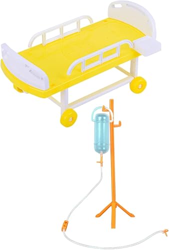 Miniatura 9 de ibasenice Juego de brillo de labios, 2 juegos de equipo de imitación Dr. Age The Bracket Kit de emulación de agujas para niños, juguete miniatura