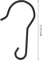 Vista 2 de Hotop 200 ganchos para adornos de Navidad, ganchos de alambre de metal, ganchos para adornos de árbol de Navidad con caja de almacenamiento