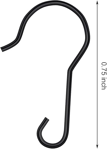 Miniatura 2 de Hotop Ganchos para adornos de Navidad, ganchos de alambre de metal, ganchos para árbol de Navidad con caja para decoración de fiestas de Navidad