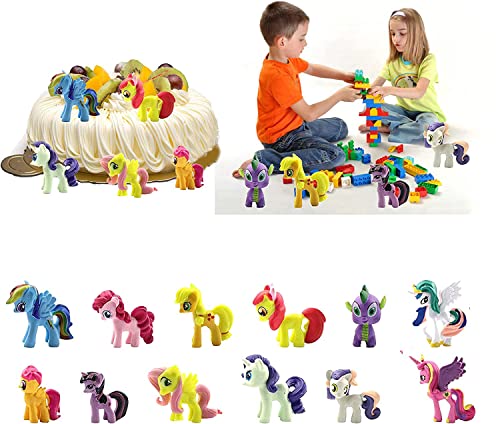 Figurines pour Gâteaux Licorne Anniversaire Figurine Gâteau Poney Licorne Cake Topper Figures Petit Poney Figurines Décoration de Gâteau Licorne Décoration Anniversaire Poney Licorne Figurines Gâteaux Cover