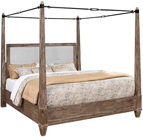 Coaster Home Furnishings Madeleine Queen Canopy Bed Smokey Acacia