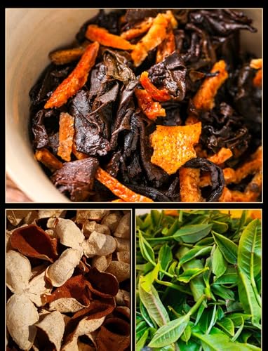Té Pu 'er premium fermentado con cáscara de mandarina envejecida de calidad selecta de 250g 7