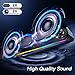 Computer Speakers for Desktop,PC Speakers Gaming Sound bar with Colorful Light,USB Speaker With Bluetooth for PCs Desktop Laptop Tablets,Wired Bluetooth Speaker for Phones(Type-C Adapter Included)