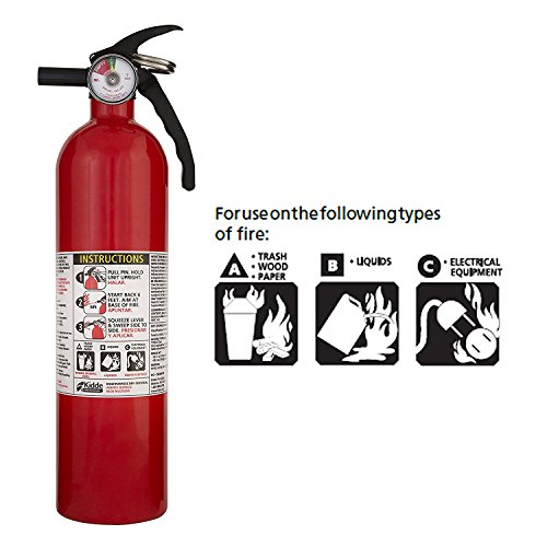 Kidde FA110 Multi Purpose Fire Extinguisher 1A10BC, 6-pack
