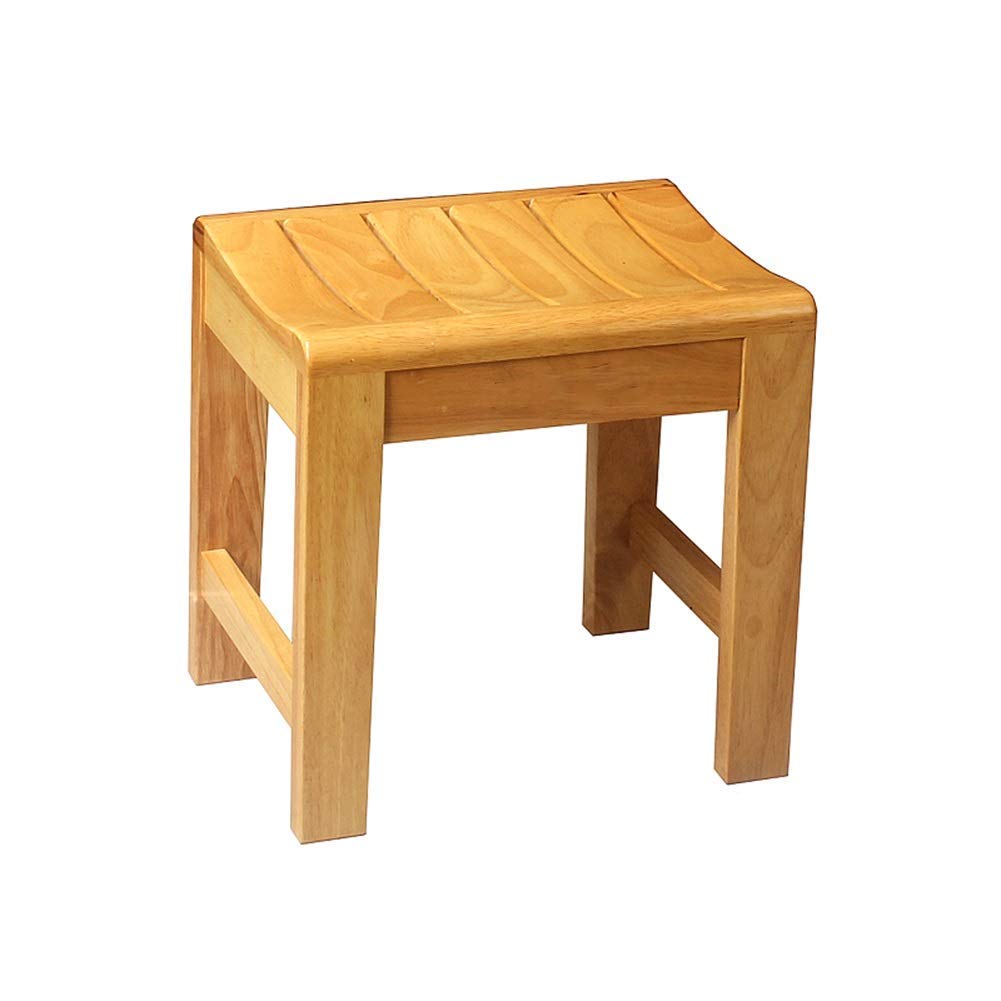 Chaise de bain sécurisée en bois et tabouret de douche stable pour seniors et enfants