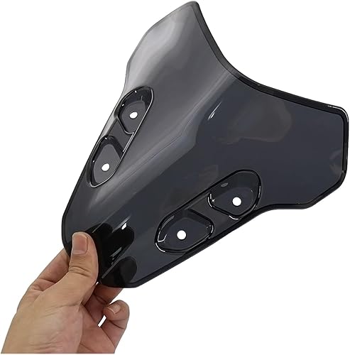 Miniatura 3 de New 2 Colors Windshield WindScreen Double Bubble Motorcycle Accessories Compatible with MT07 MT 07 MT-07 Mt07 Mt 07 2021 2022 (Color : Transparent,