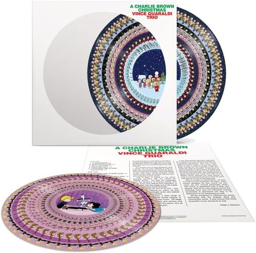 Album Art for A Charlie Brown Christmas - Zoetrope Picture Disk - Limited Pressing Record Album - Featuring the Vince Guaraldi Trio - Slipsleeve Packaging by Vince Guaraldi