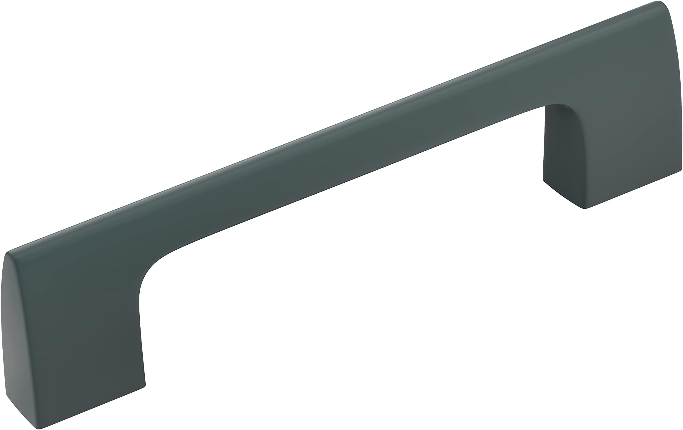 AmerockCabinet Pull | Matte Black | 3-3/4 inch (96 mm) Center-to-Center | Riva | 1 Pack | Drawer Pull | Drawer Handle | Cabinet Hardware