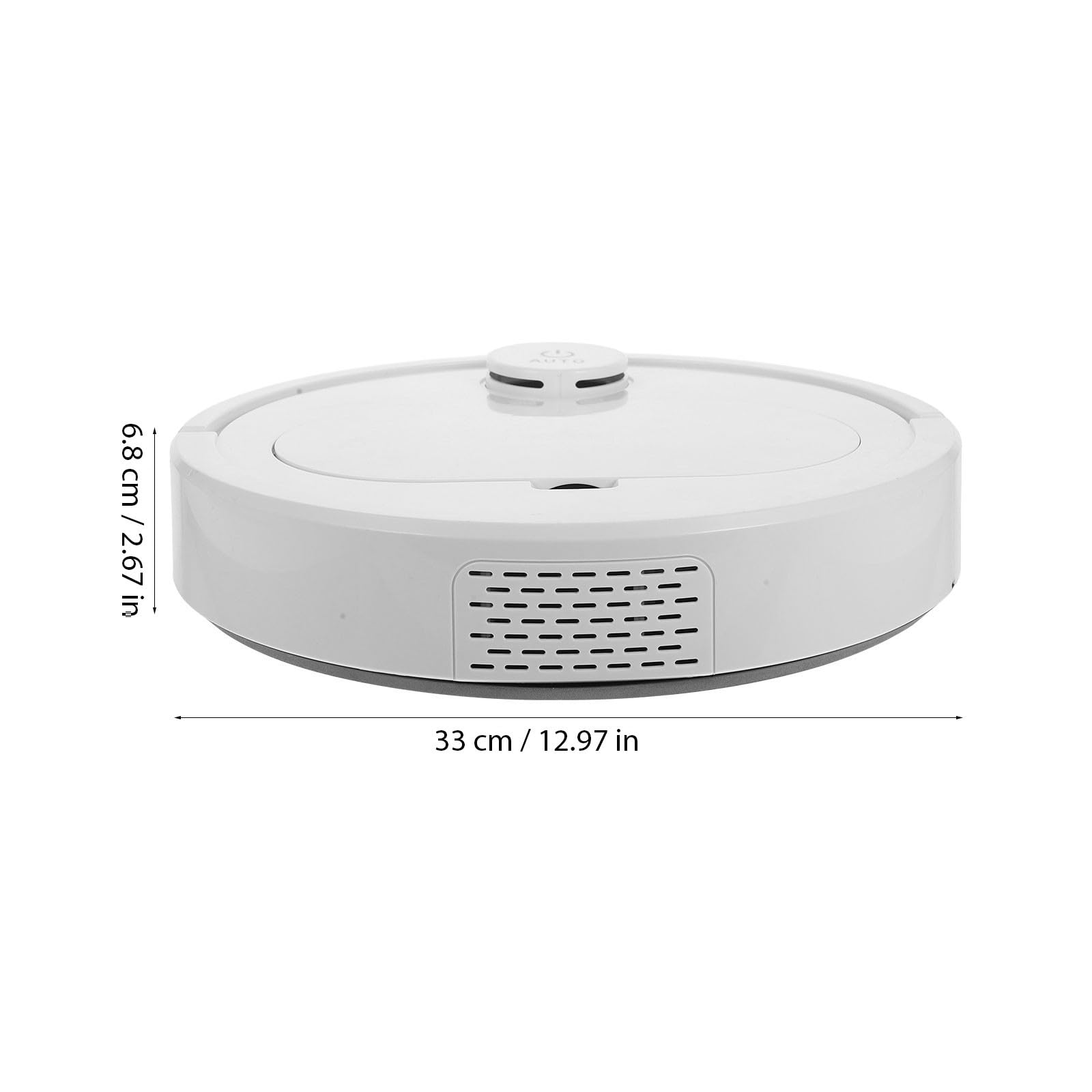 Robot Pulizia Intelligente Capacità 3000mah Bianco e Aspirapolvere Automatico Movimento Flessibile per Pavimenti in Legno e Piastrelle Casa