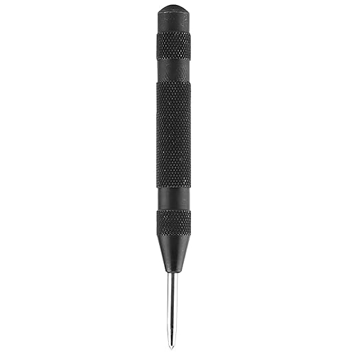 Miniatura 9 de Perforadora central automática de 5.12 pulgadas, perforadora de agujero central de metal con impacto de resorte ajustable para metal o madera,
