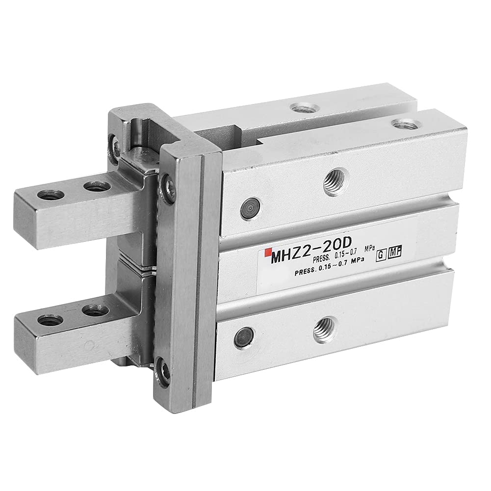 Cilindro pneumatico, Cilindro pneumatico in lega di alluminio, Cilindro a dito a doppio effetto, Cilindro per dispositivo pneumatico con foro da 10 mm per l'industria