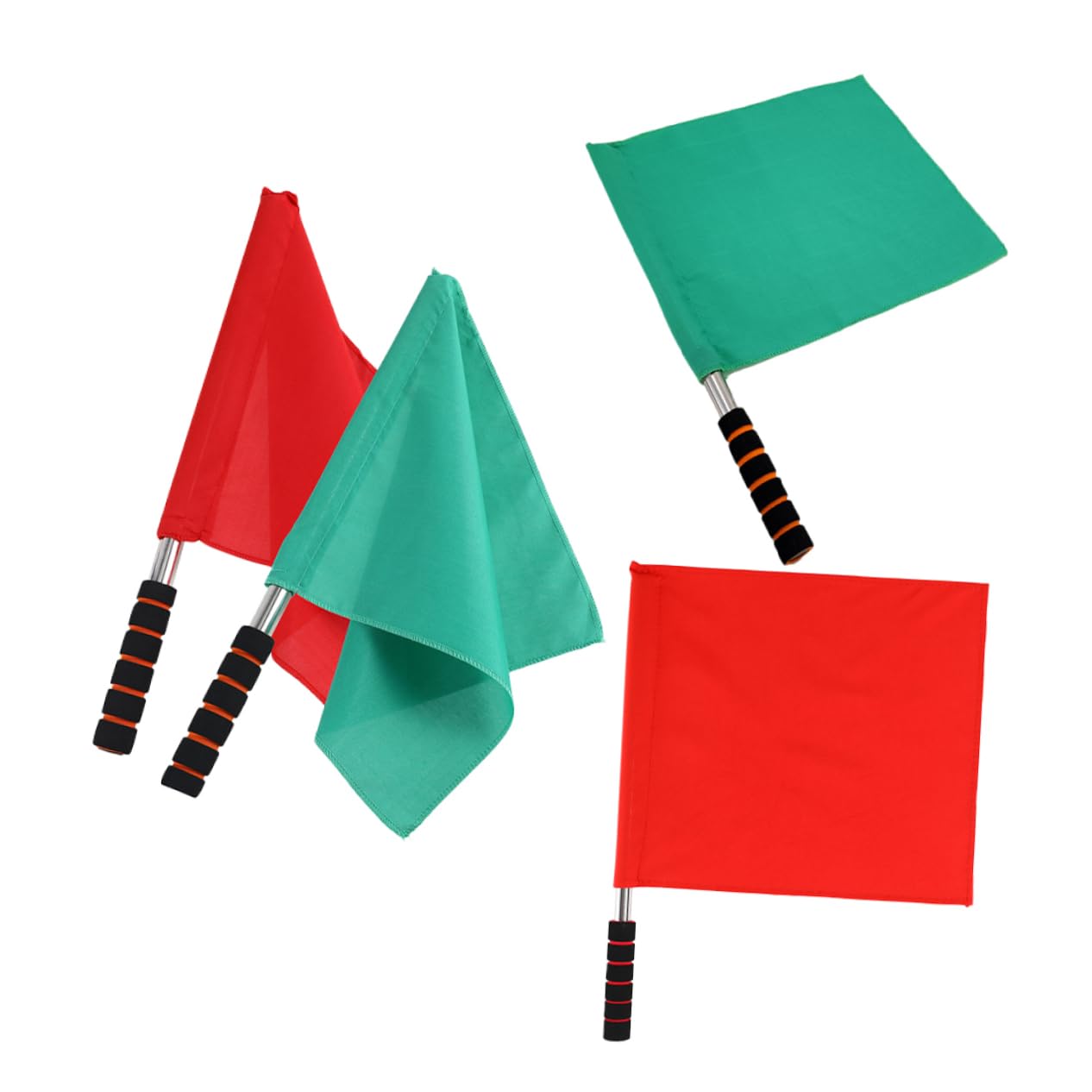 GOOHOCHY Sturdy Materials Sports Flag Warning Signal Flags for Racing Soccer Football Referee Kit