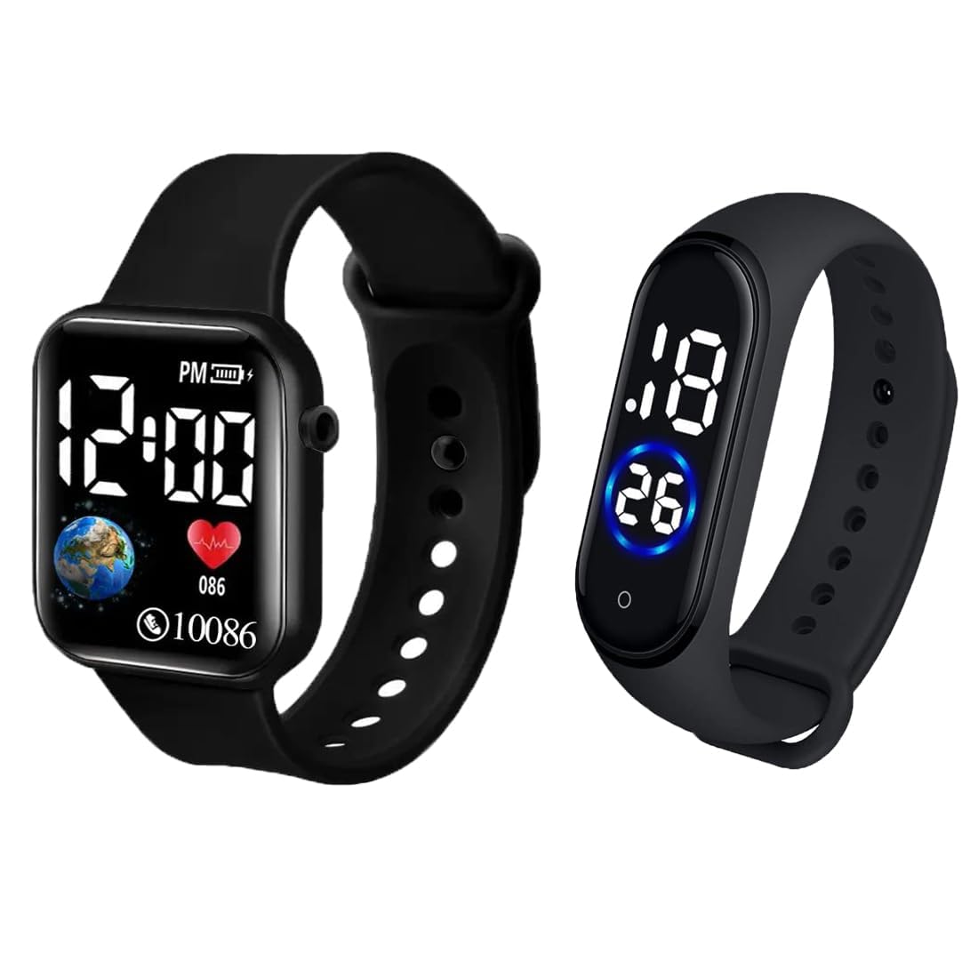 SELLORIA Digital Sports Multi Functional Black Dial Watch for Mens Boys Kids (B0CBHNLV1C) Amazon Price History, Amazon Price Tracker